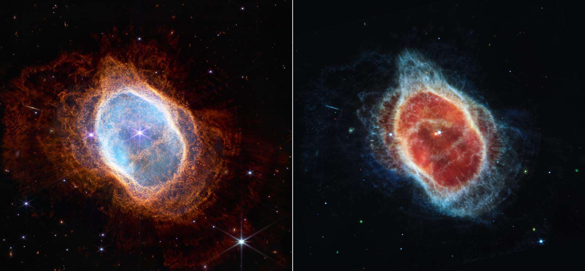 The Southern Ring Nebula, imaged by the James Webb Space Telescope